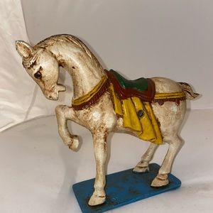 Vintage Cast iron horse bank 5.2lbs